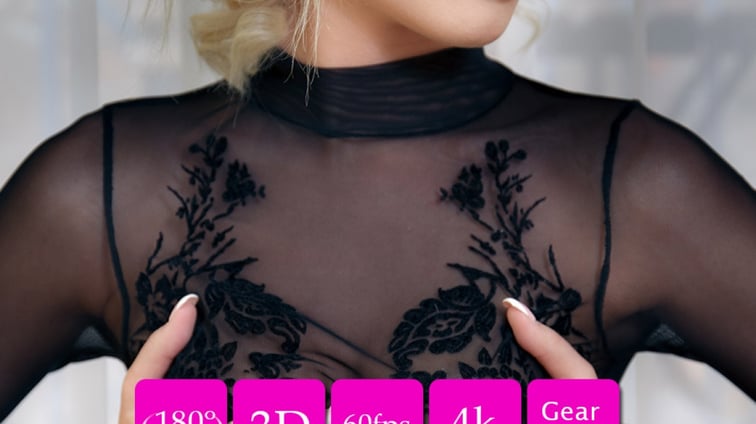 Tiffany Sexy Nude Photo Session 3D 180VR Backstage tiffany FeelmeVR vr porn video