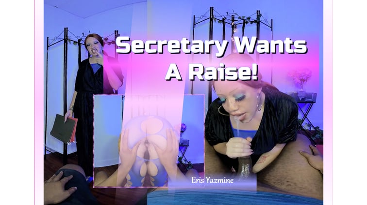 Secretary Wants a Raise Eris Yazmine Ebony VR Solos vr porn video
