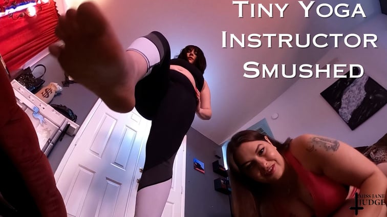 Tiny Yoga Instructor Smushed Jane Judge, Sydney Screams Jane Judge vr porn video