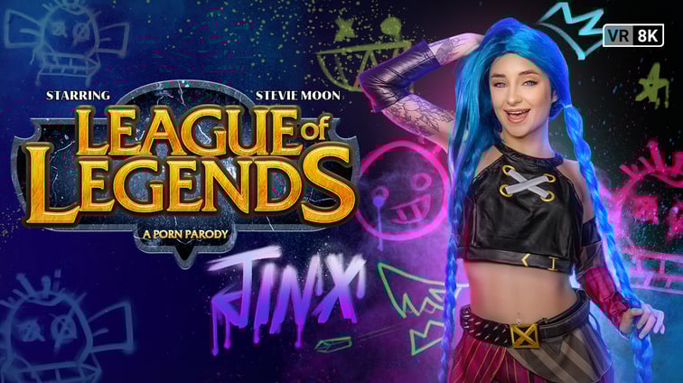 League Of Legends: Jinx (VR Porn Parody) Stevie Moon VR Conk vr porn video