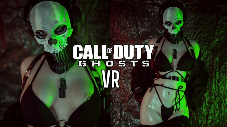 Call of Duty Ghost Femdom Strap-on XXX Parody MollyRedWolf MollyRedWolf VR vr porn video