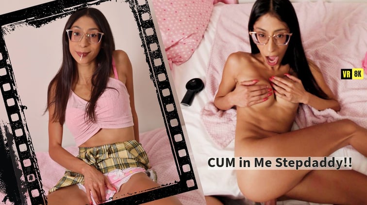 Nerdy Stepdaughter Caught Masturbating Sona Bella Forbidden vr porn video