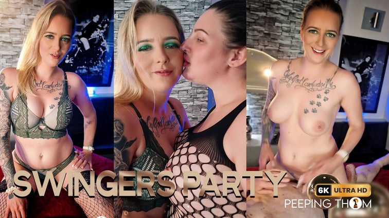 Swingers Gangbang Party - Melody Pleasure And Crystal Smith Crystal Smith, Melody Pleasure Peeping Thom vr porn video
