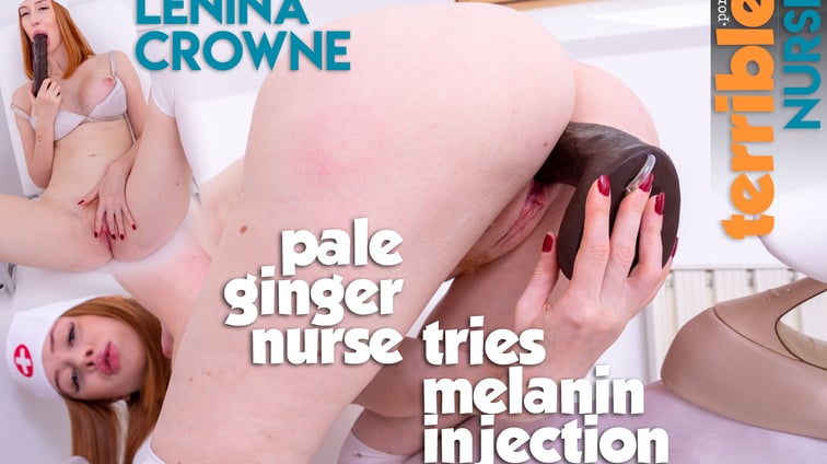 Pale Ginger Nurse Tries Melanin Injection Lenina Crowne perVRt vr porn video