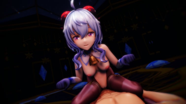 Genshin Impact - Ganyu Pleasure Cowgirl Riding (A XXX Parody) Ganyu Lewd FRAGGY vr porn video