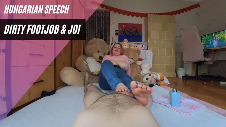 Hungarian Speech - Dirty Footjob & JOI  Alec Hardy vr porn video