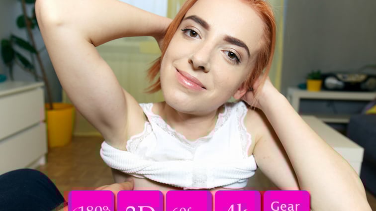 Thumbelina Sexy Redhead Lapdance VR180 Thumbelina FeelmeVR vr porn video