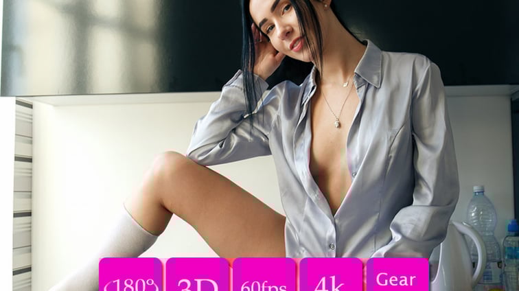 Natasha Says Good Morning Darling Plays With Her Naked Body 180VR Natasha FeelmeVR vr porn video