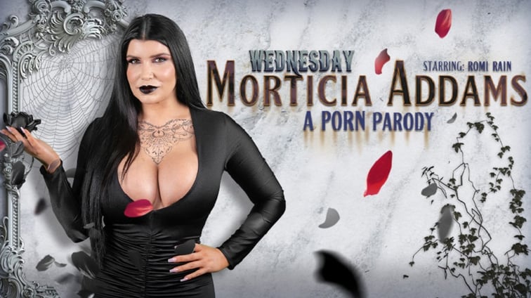 Wednesday: Morticia Addams (VR Porn Parody) Romi Rain VR Conk vr porn video