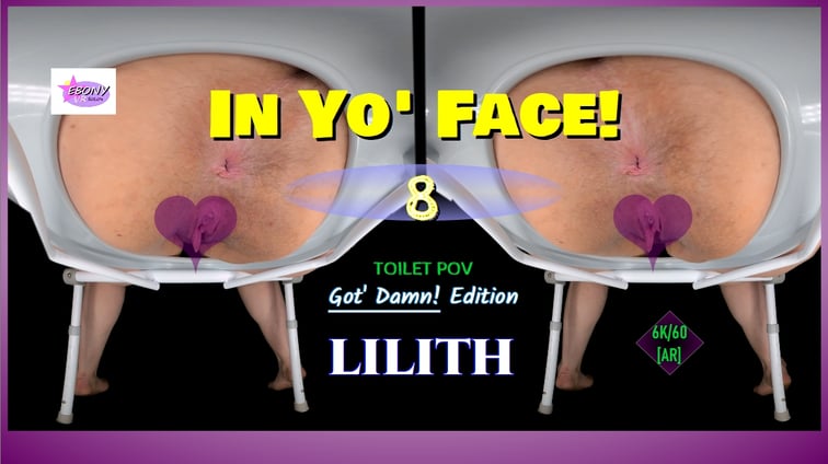In Yo' Face! Vol. 8 - BBW Latina Toilet POV [Passthrough] Lilith ES Ebony VR Solos vr porn video
