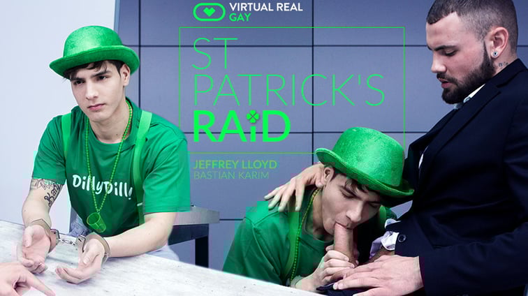 [Gay] St. Patrick’s Raid Bastian Karim Bastian Karim, Jeffrey Lloyd VirtualRealGay vr porn video
