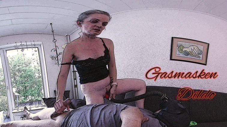 Gasmasken Dildo Sabdeluxe Sabdeluxe VR vr porn video