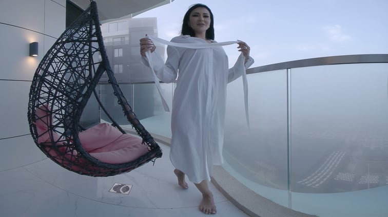 Mistress Kennya - BDSM Vacation Fantasy Episode 4 Balcony Tease Mistress Kennya HouseOfLust vr porn video