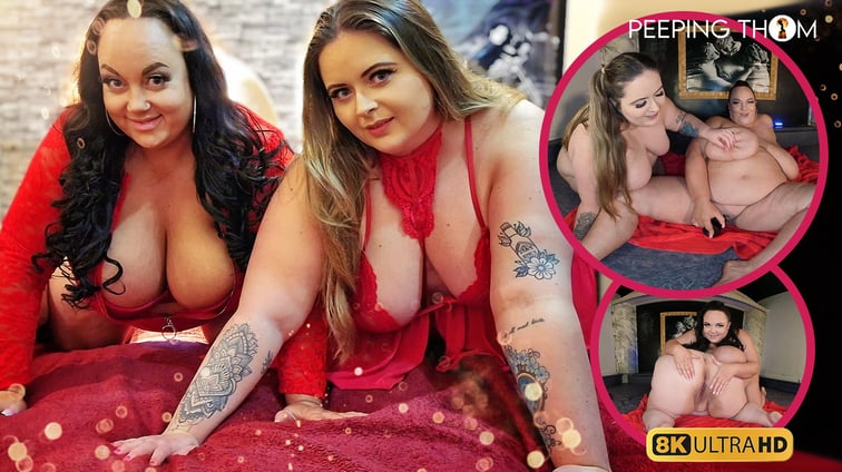 BBW JOI - JJ Jewel And Bella Binks Bella Binks, JJ Jewel Peeping Thom vr porn video