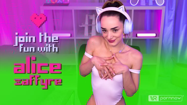 Erotic Gaming Session starring Alice Zaffyre [Passthrough] Alice Zaffyre VR pornnow vr porn video
