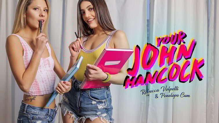 Your John Hancock Penelope Cum, Rebecca Volpetti BadoinkVR vr porn video