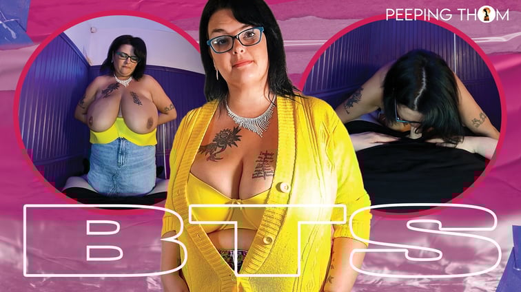 Behind The Scenes Huge Boob Blowjob Witchy Peeping Thom vr porn video