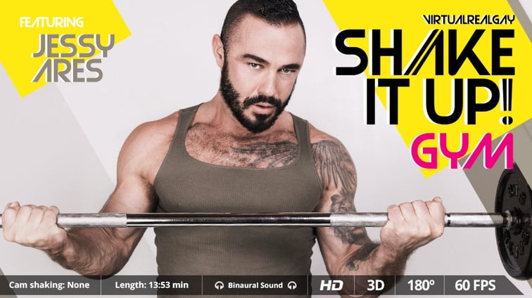 [Gay] Shake it up! Gym Jessy Ares Jessy Ares VirtualRealGay vr porn video