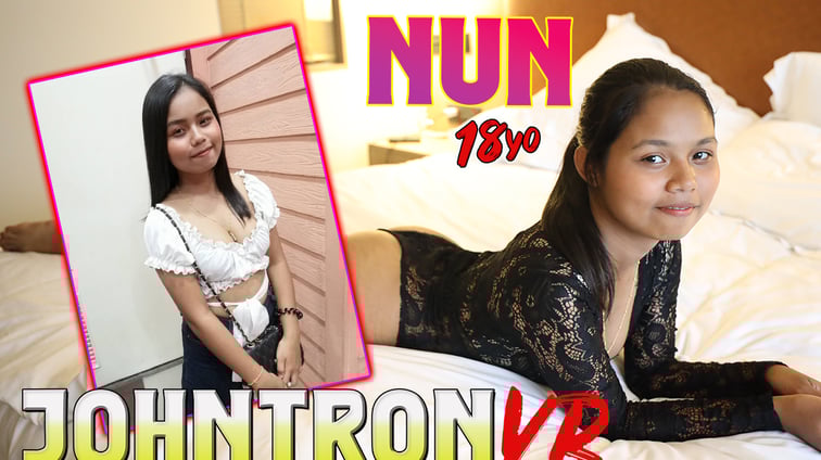 Supercute Thai Student Does Her First Porn NUN JohnTronVR vr porn video