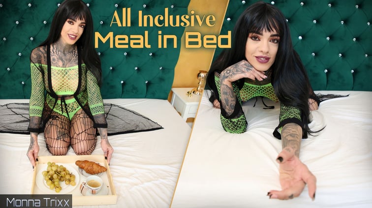 All Inclusive Meal in Bed - Monna Trixx Monna Trixx VRoomed vr porn video