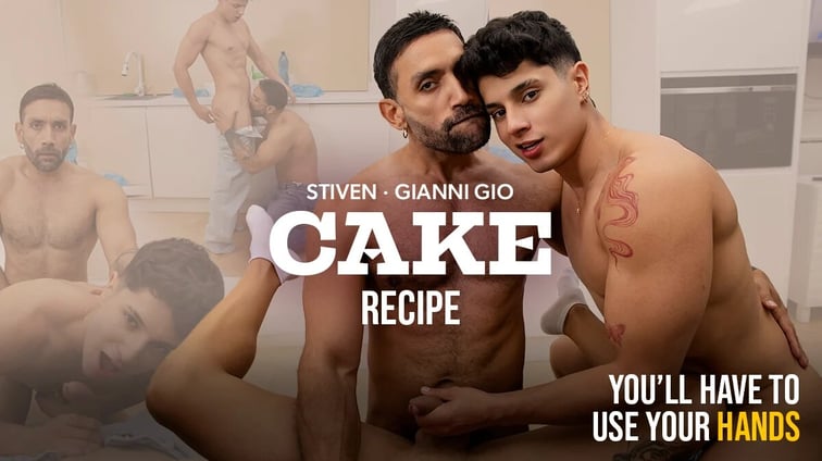 [Gay] Cake Recipe Gianni Gio, Roma Perez, Stiven VirtualRealGay vr porn video