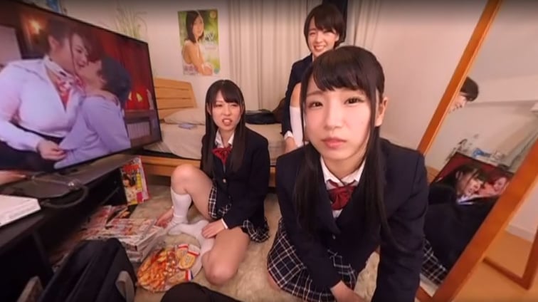 Watching Porn With Three Hot Girls P1  SOD Create vr porn video