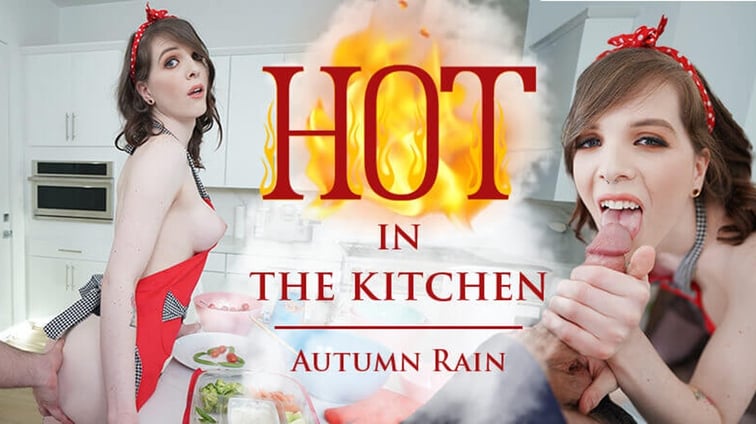 [Trans] Hot in the Kitchen Autumn Rain TSVirtualLovers vr porn video