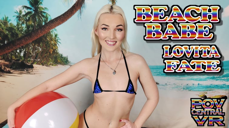 Lovita Fate: Beach Babe Lovita Fate POV Central vr porn video