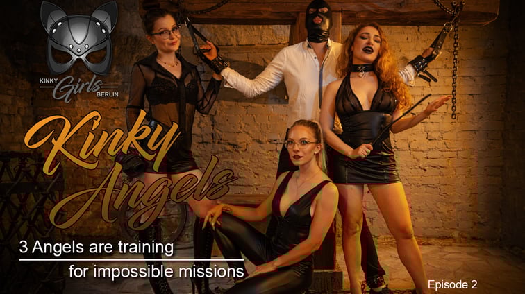 3 Angels Are Training For Impossible Missions Sweet Analena, Tiny Emily, Vivi Vallentine KinkyGirlsBerlin vr porn video