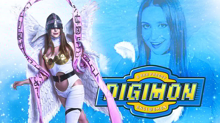 Take Flight with Angewoman in Digimon: a XXX Cosplay Parody Laney Grey VRCosplayX vr porn video