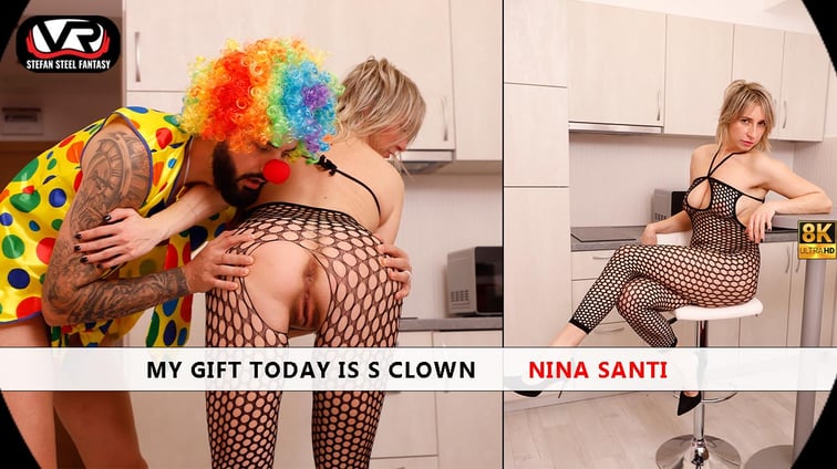 My Gift Today is A Clown Nina Santi Nina Santi Stefan Steel Fantasy vr porn video