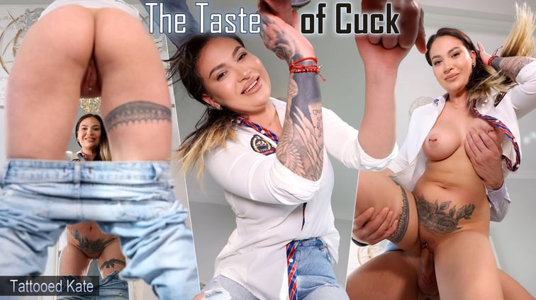 Tattooed Kate - The Taste of Cuck Tattooed Kate immerSex vr porn video