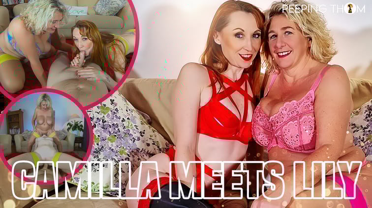 Camilla And Lily Kink Get Down And Dirty Camilla Creampie, Lily Kink Peeping Thom vr porn video