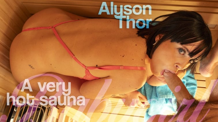 A Very Hot Sauna Voyeur Alyson Thor perVRt vr porn video