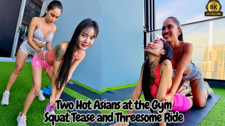 Two Hot Asians At The Gym: Squat Tease And Threesome Ride Cherry Lee, Lisa Star FitLoversVR vr porn video