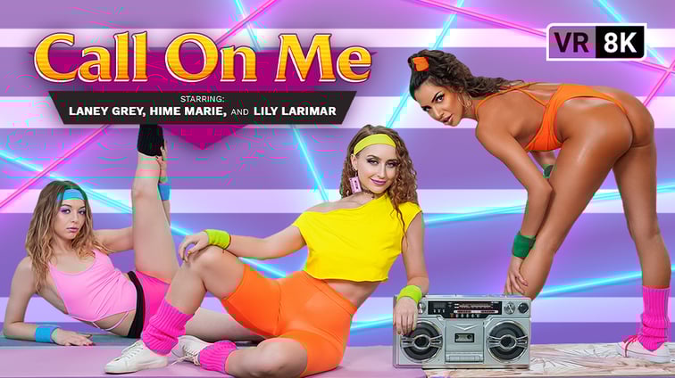 Call On Me Hime Marie, Laney Grey, Lily Larimar VR Bangers vr porn video