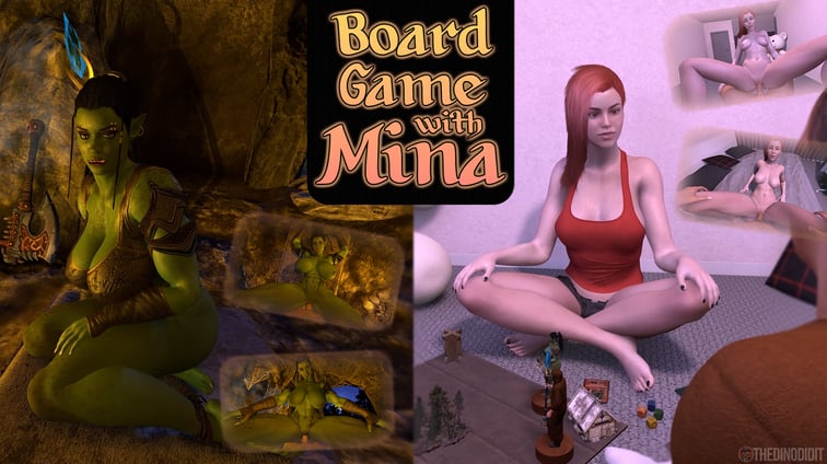 Board Game with Mina  TheDinoDidIt vr porn video