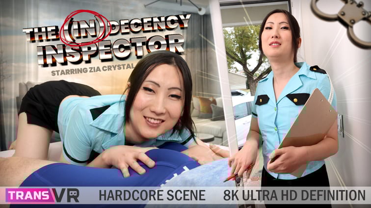 [Trans] The (In)Decency Inspector! Zia Cristal TransVR vr porn video