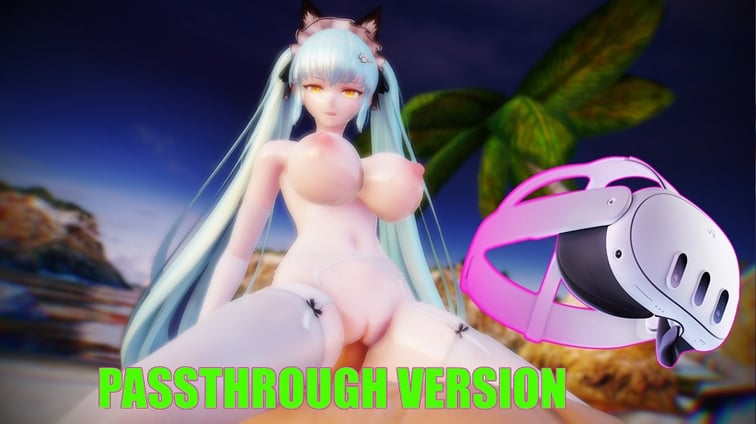 NIKKE – Privaty Beach Riding - PassThrough Version Privaty Lewd FRAGGY vr porn video