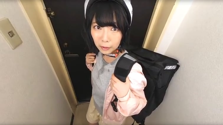Lucky Pervert Delivery Man - A Slightly Perverted College Girl P1  SOD Create vr porn video