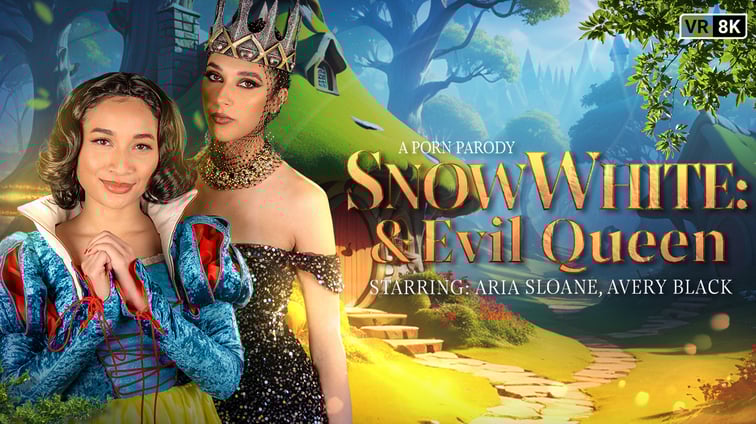Snow White & Evil Queen (A Porn Parody) Aria Sloane, Avery Black VR Conk vr porn video