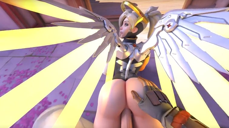 Overwatch Mercy POV Prone Bone (A XXX Parody)  Mets3D vr porn video