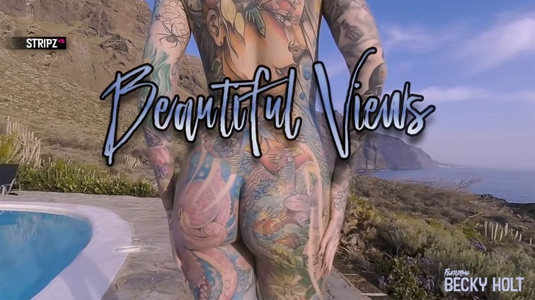 Beautiful Views Becky Holt StripzVR vr porn video